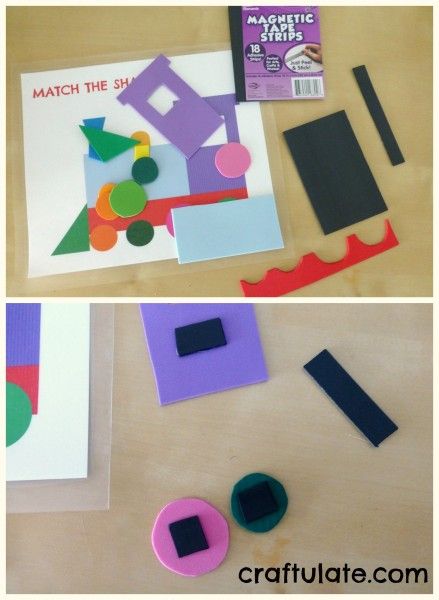 Train Shape Matching Puzzle
