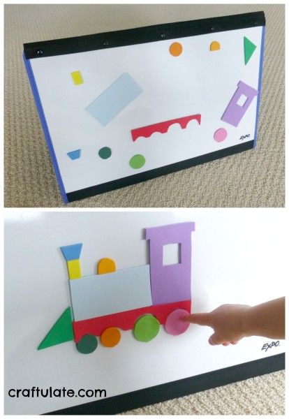 Train Shape Matching Puzzle