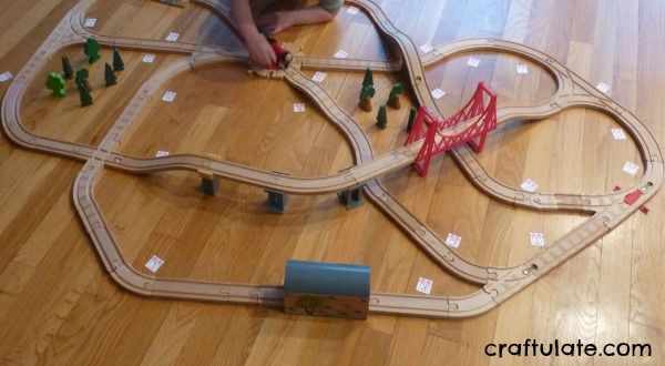 Alphabet Train - kids have to collect the letters in the correct order!