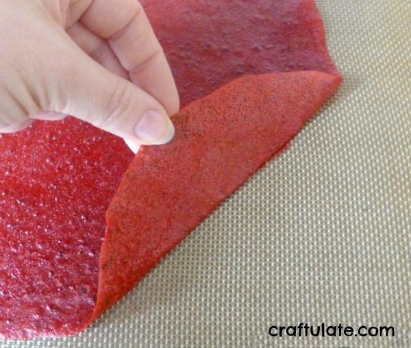 Homemade Strawberry Fruit Leather - a fun healthy snack for kids