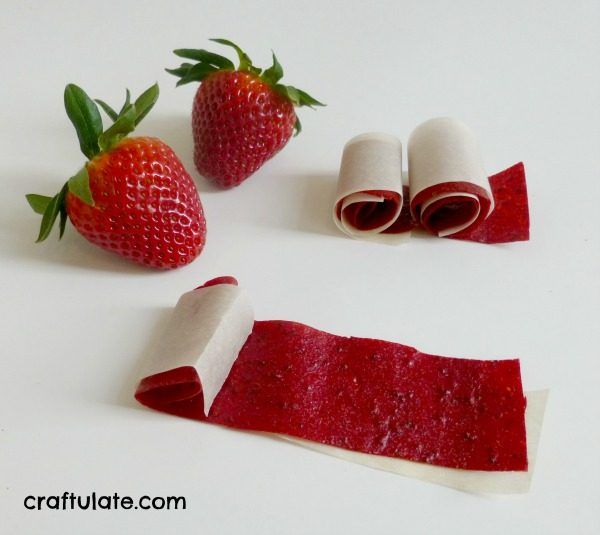 Homemade Strawberry Fruit Roll-Ups Recipe