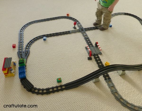 Train Track Number Hunt - a fun learning activity for toddlers