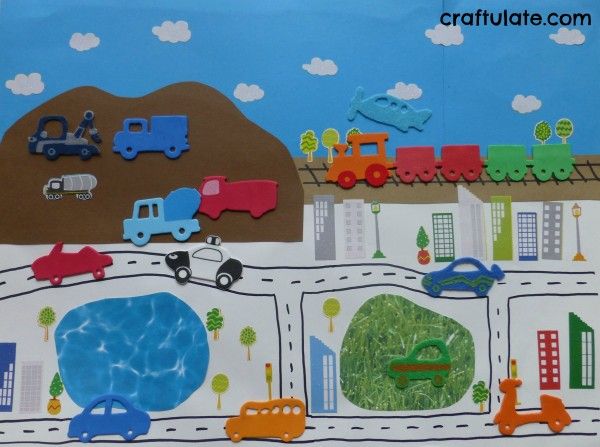Transportation Collage