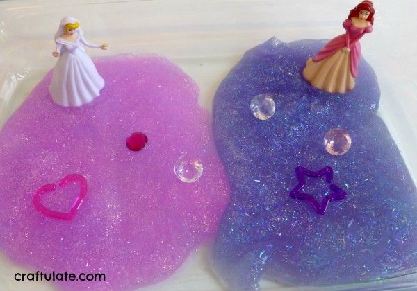 Princess Slime - a sparkly sensory experience