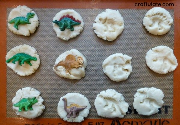 Dinosaur Fossil Cookies