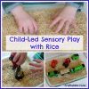 Child-Led Sensory Play with Rice - Craftulate