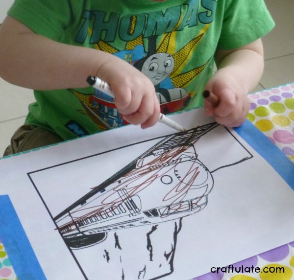 All Things Train! Crafts and activities with a train theme!