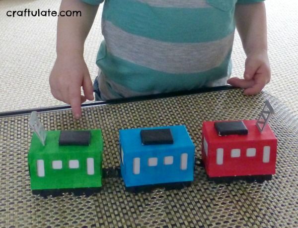 All Things Train! Crafts and activities with a train theme!