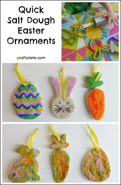 Easter Salt Dough Ornaments