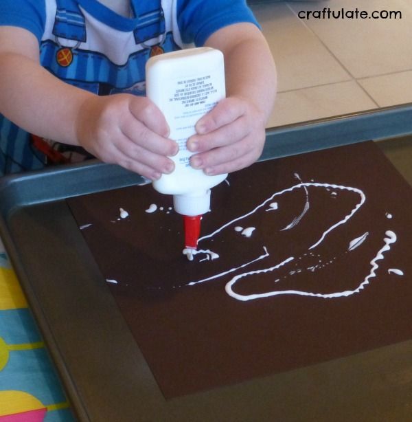 Salt and Watercolor Painting - a great art technique for kids to try!