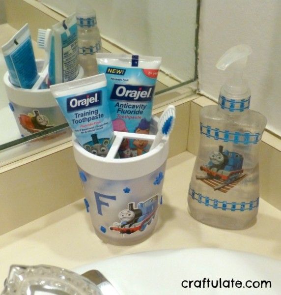 Personalised Toothbrush Holder with Orajel