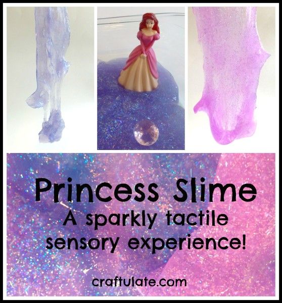 Princess Slime - a sparkly tactile sensory experience