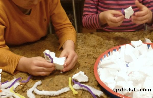 Creative Construction: Styrofoam and Pipe Cleaners