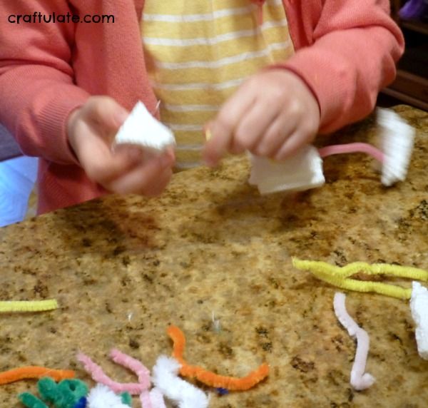 Creative Construction: Styrofoam and Pipe Cleaners