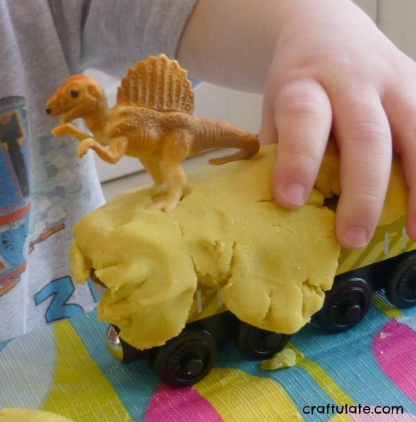 Dinosaur Play Dough Mats - four different styles to try!