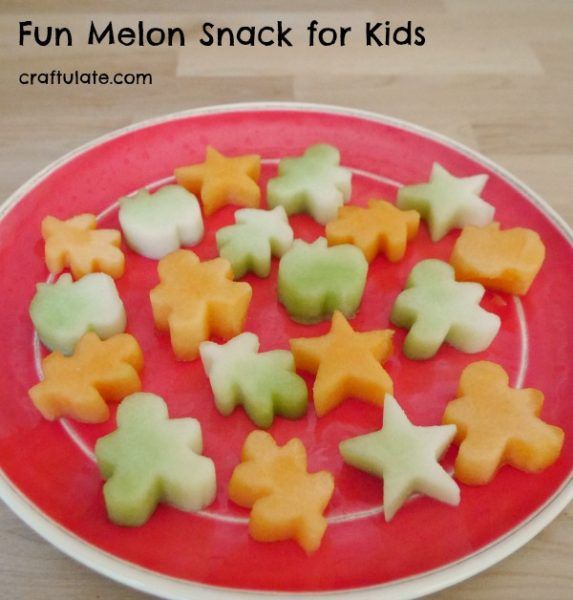 Fun Melon Snack for Kids - an easy way to make fruit more interesting!