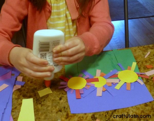 Scissor Practice Flowers for fine motor practice