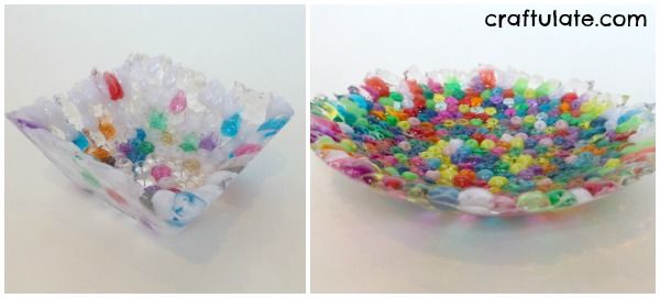 Melted Beads Projects - Bowl and Coasters