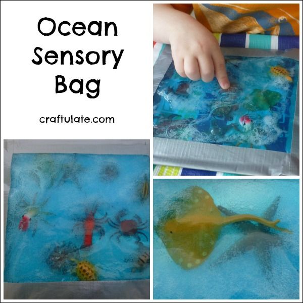 DIY Fish Sensory Bags for Babies, Toddlers, Preschool and for Kids