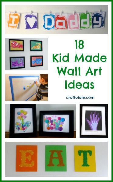 18 Kid Made Wall Art Ideas