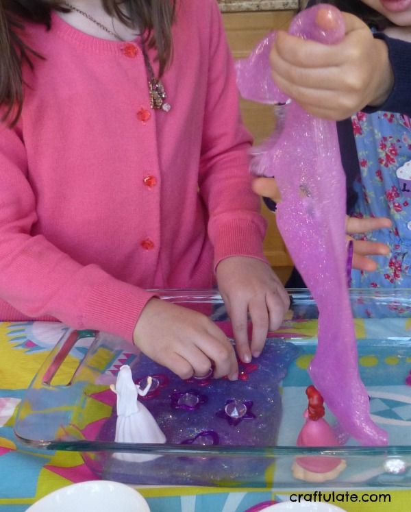 Princess Slime - a sparkly tactile sensory experience