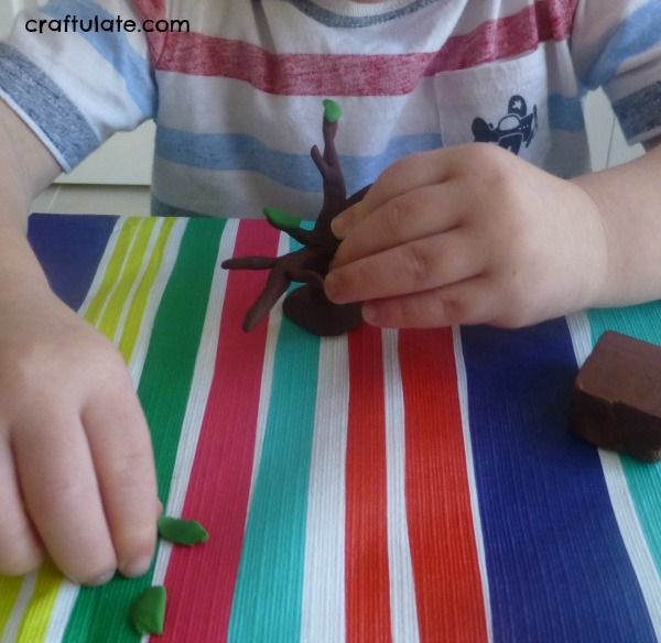 Making Train Track Scenery with Clay