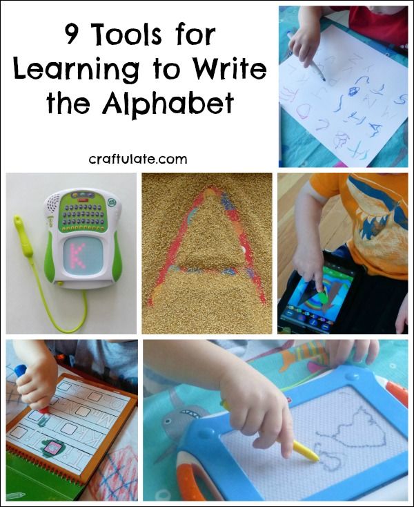 9 Tools for Learning to Write the Alphabet