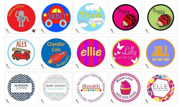 Back to School with Kidecals Labels
