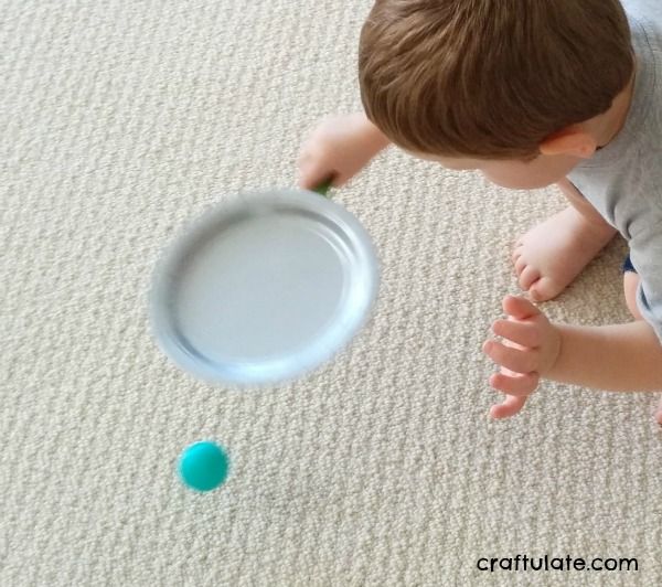 Balloon Tennis - gross motor fun for kids