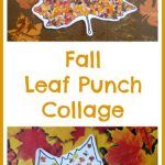 Fall Leaf Punch Collage