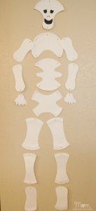 Paper Plate Skeleton from Mom Endeavors