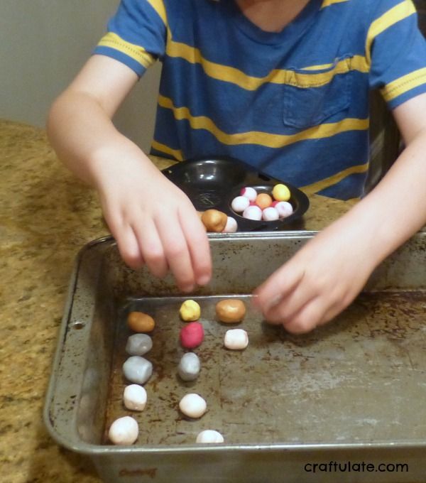Marbled Clay Beads for Kids to Make