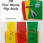 DIY First Words Flip Book