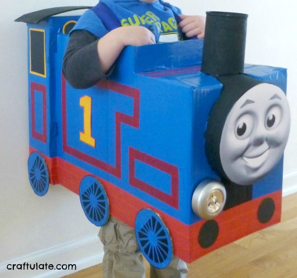DIY Thomas the Train Costume - perfect for Halloween and parties!