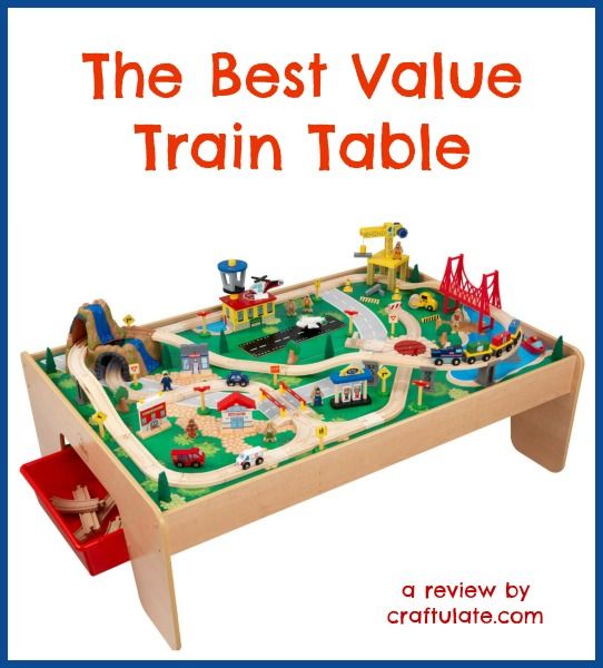 The Best Value Train Table by Craftulate