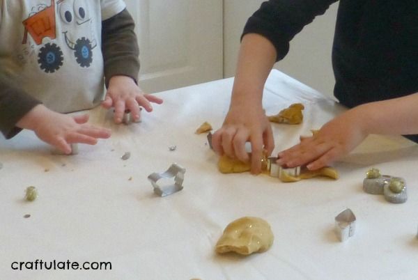 Sparkly Silver and Gold Play Dough