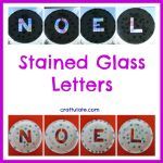 Stained Glass Letters