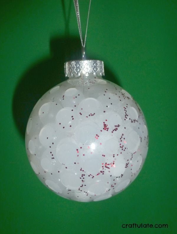 Water Bead Ornaments for kids to make. Great fine motor practice!