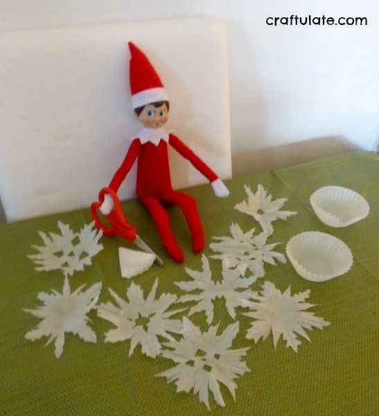 Elf and Snowflakes