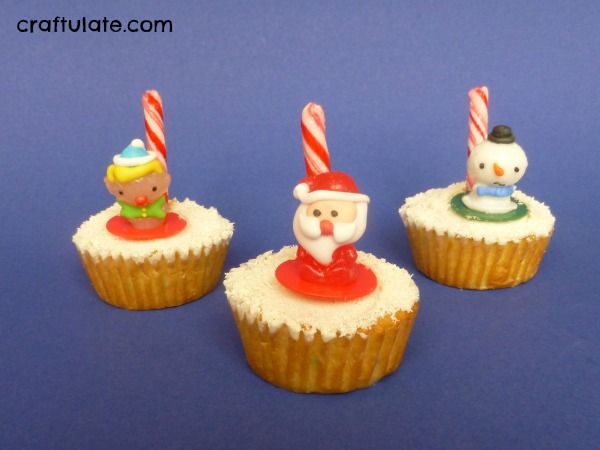 North Pole Cupcakes with Dollar Tree from Craftulate