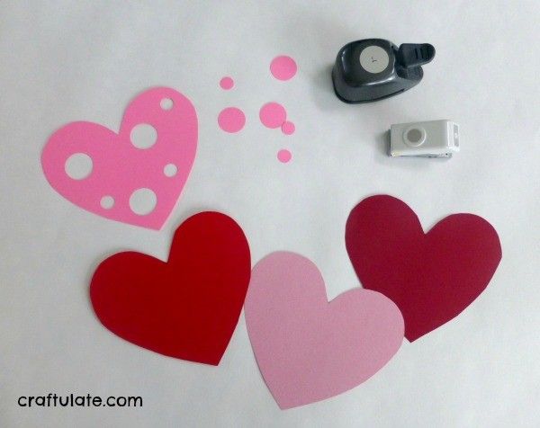 Size and Colour Valentine Match Activity