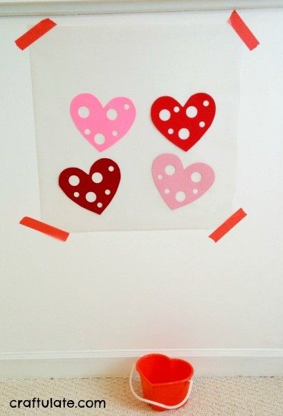 Size and Colour Valentine Match Activity