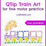 QTip Train Art