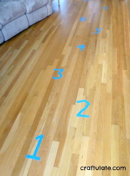 Gross Motor Number Game