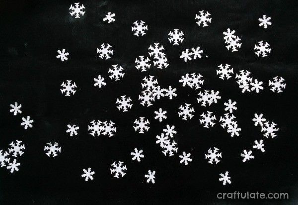 Mess Free Snowflake Art