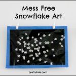 Mess Free Snowflake Art