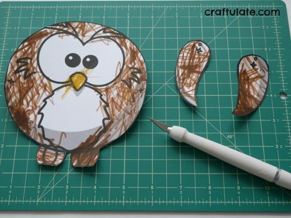 Flapping Owl Puppet