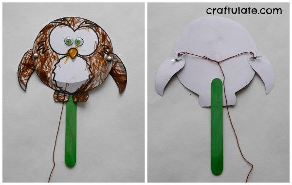 Flapping Owl Puppet