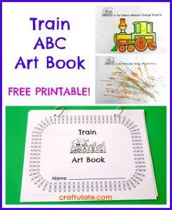 14 Train Crafts and Art Ideas