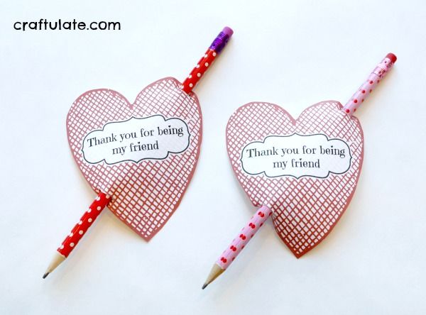 Valentine Classroom Gifts for Preschoolers from Craftulate